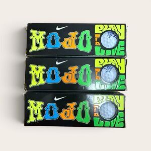 Vintage Nike Mojo White Golf Balls | 3 Sleeve Lot | Distance Soft Feel